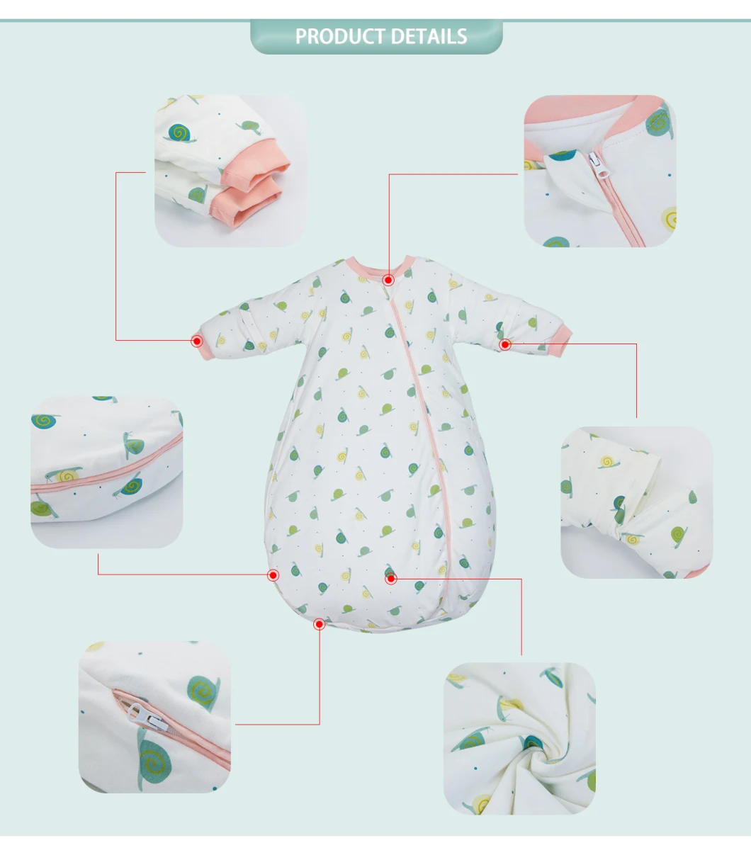 Cotton Baby Clothes Baby Sleeping Bag Comfortable Baby Wear