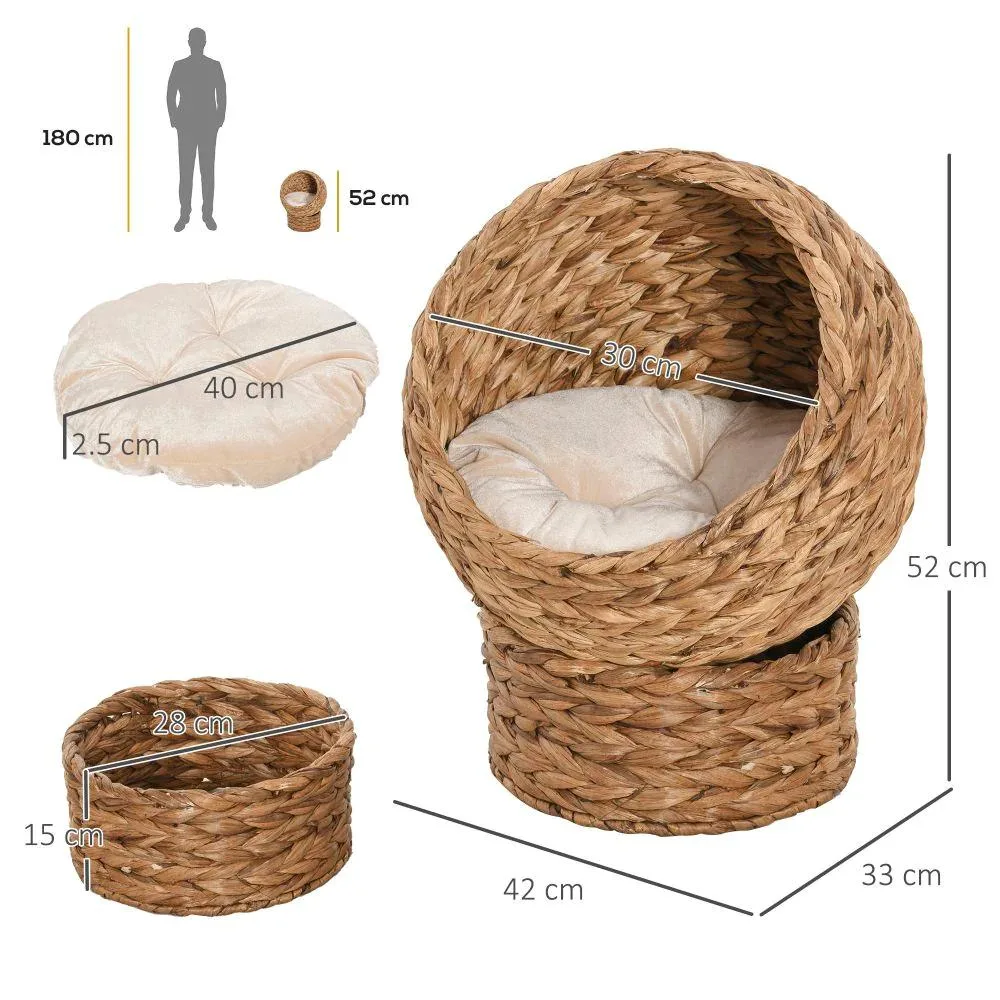 Natural Real Pet Camping Furniture and Pet Crate Furniture 2 Door Coffee Table with Waterproof Dog Bed Cover Pet Blanket