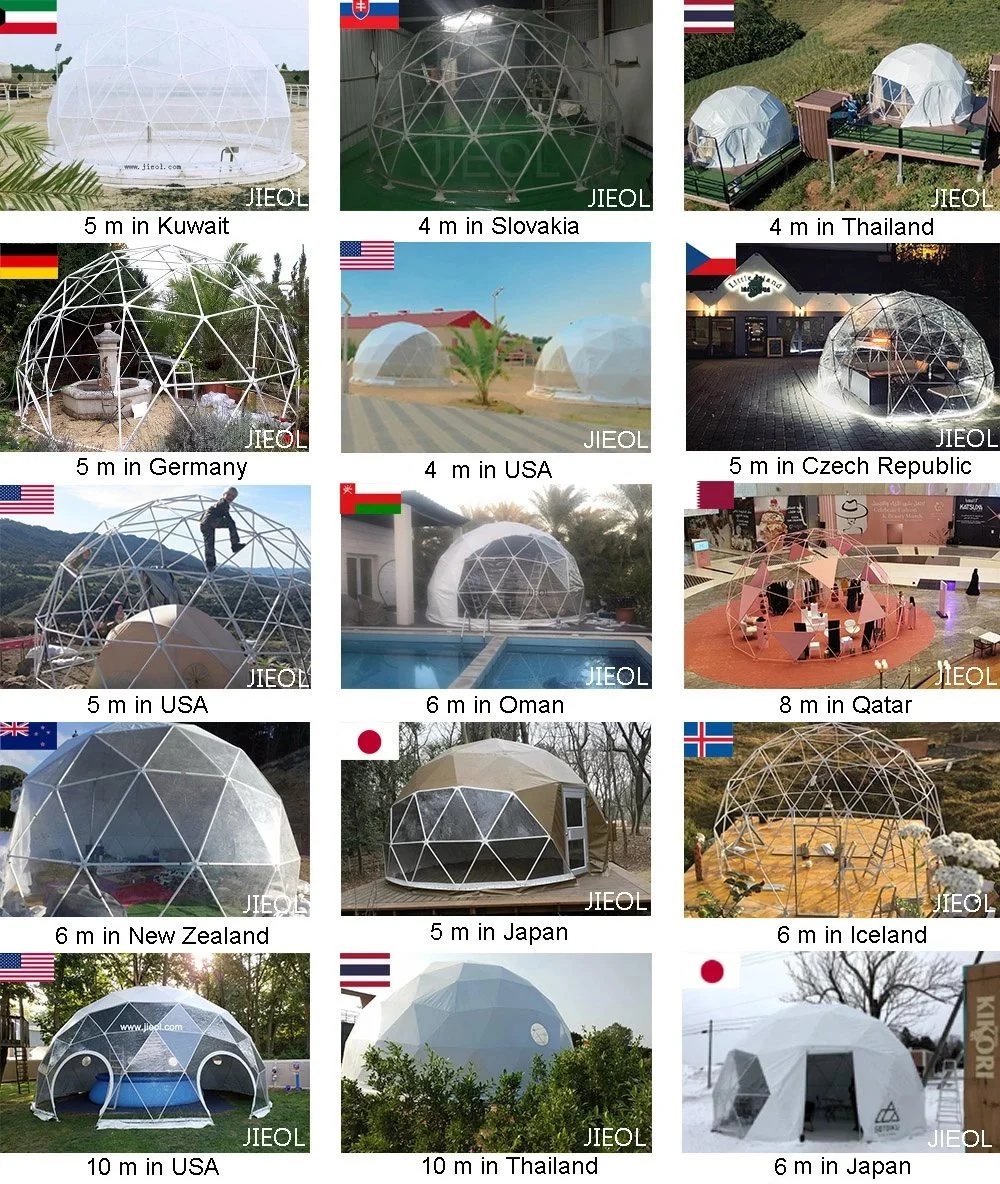 Most Popular 6m Dome House Geodesic Dome Tent