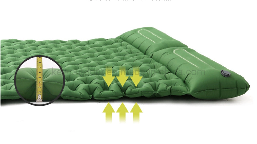 Outdoor Inflatable Mattress Moisture-Proof Pad Lightweight Inflatable Double Inflatable Pad Camping Sleeping Pad